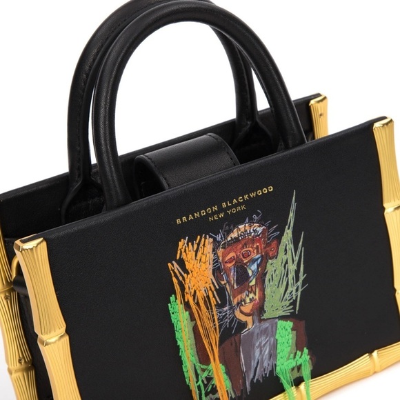 Limited Edition Brandon Blackwood Bamboo Basquiat Bag - Picture 4 of 11